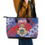 Second Empire of Haiti Leather Tote Bag Imperial Coat Of Arms 1849-1859 Tropical Flowers