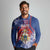 Personalised Second Empire of Haiti Long Sleeve Polo Shirt Imperial Coat Of Arms 1849-1859 Tropical Flowers