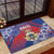 Second Empire of Haiti Rubber Doormat Imperial Coat Of Arms 1849-1859 Tropical Flowers