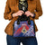 Second Empire of Haiti Shoulder Handbag Imperial Coat Of Arms 1849-1859 Tropical Flowers