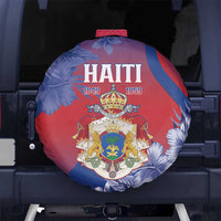 Second Empire of Haiti Spare Tire Cover Imperial Coat Of Arms 1849-1859 Tropical Flowers
