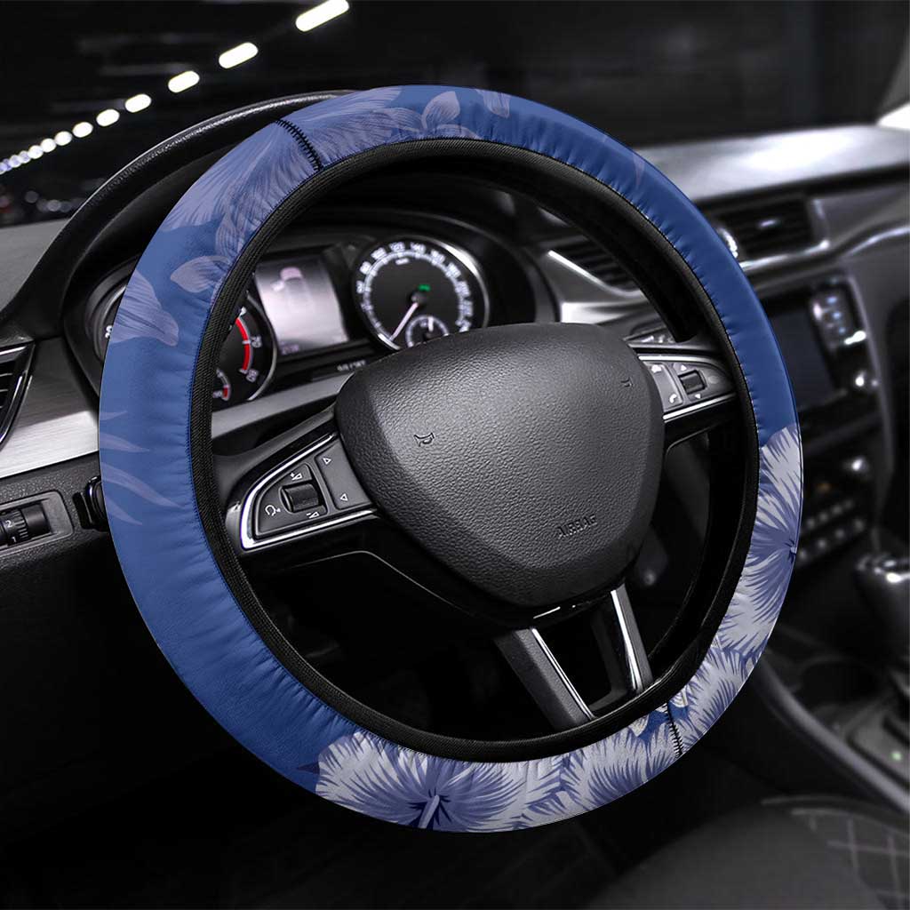 Second Empire of Haiti Steering Wheel Cover Imperial Coat Of Arms 1849-1859 Tropical Flowers