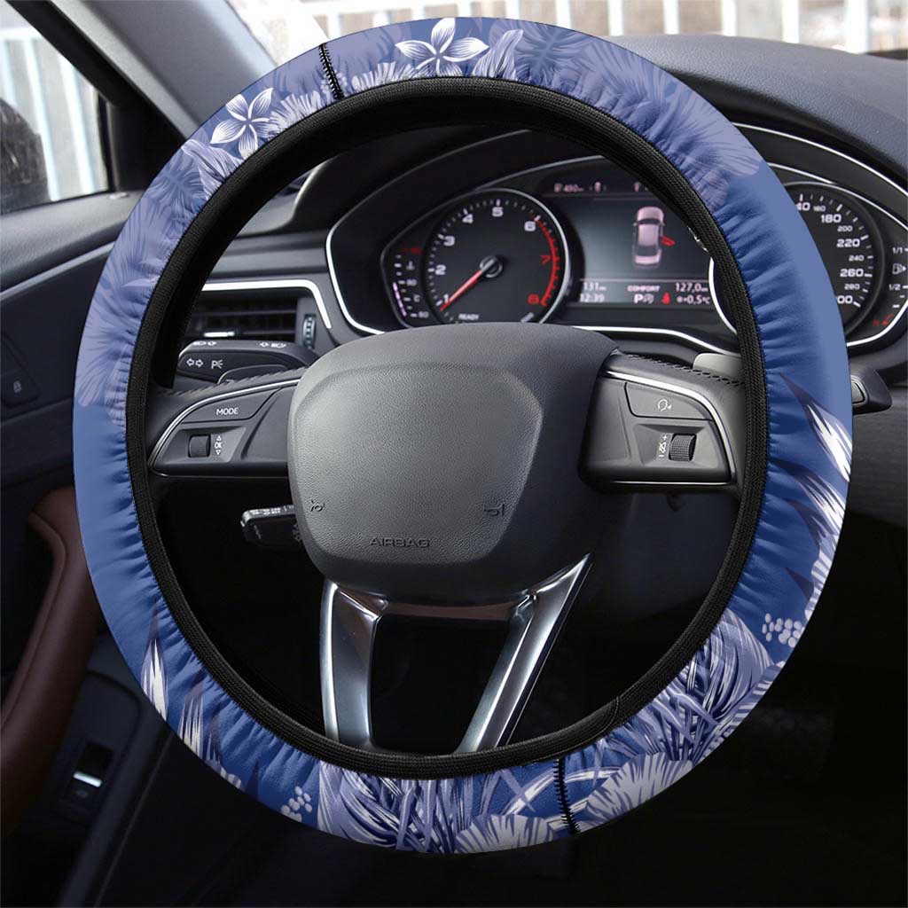 Second Empire of Haiti Steering Wheel Cover Imperial Coat Of Arms 1849-1859 Tropical Flowers