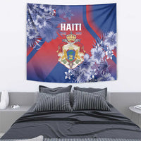 Second Empire of Haiti Tapestry Imperial Coat Of Arms 1849-1859 Tropical Flowers