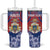 Personalised Second Empire of Haiti Tumbler With Handle Imperial Coat Of Arms 1849-1859 Tropical Flowers
