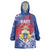 Personalised Second Empire of Haiti Wearable Blanket Hoodie Imperial Coat Of Arms 1849-1859 Tropical Flowers