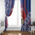 Second Empire of Haiti Window Curtain Imperial Coat Of Arms 1849-1859 Tropical Flowers