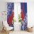 Second Empire of Haiti Window Curtain Imperial Coat Of Arms 1849-1859 Tropical Flowers