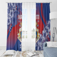 Second Empire of Haiti Window Curtain Imperial Coat Of Arms 1849-1859 Tropical Flowers