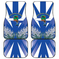 El Salvador Car Mats Turquoise-Browed Motmot With Coat Of Arms - Wonder Print Shop