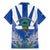 El Salvador Family Matching Mermaid Dress and Hawaiian Shirt Turquoise-Browed Motmot With Coat Of Arms - Wonder Print Shop