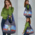 Barbados Christmas Grocery Bag Pelican With Poinsettia