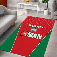 Custom Oman Cricket Area Rug We Are Champions - Wonder Print Shop