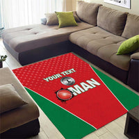 Custom Oman Cricket Area Rug We Are Champions - Wonder Print Shop