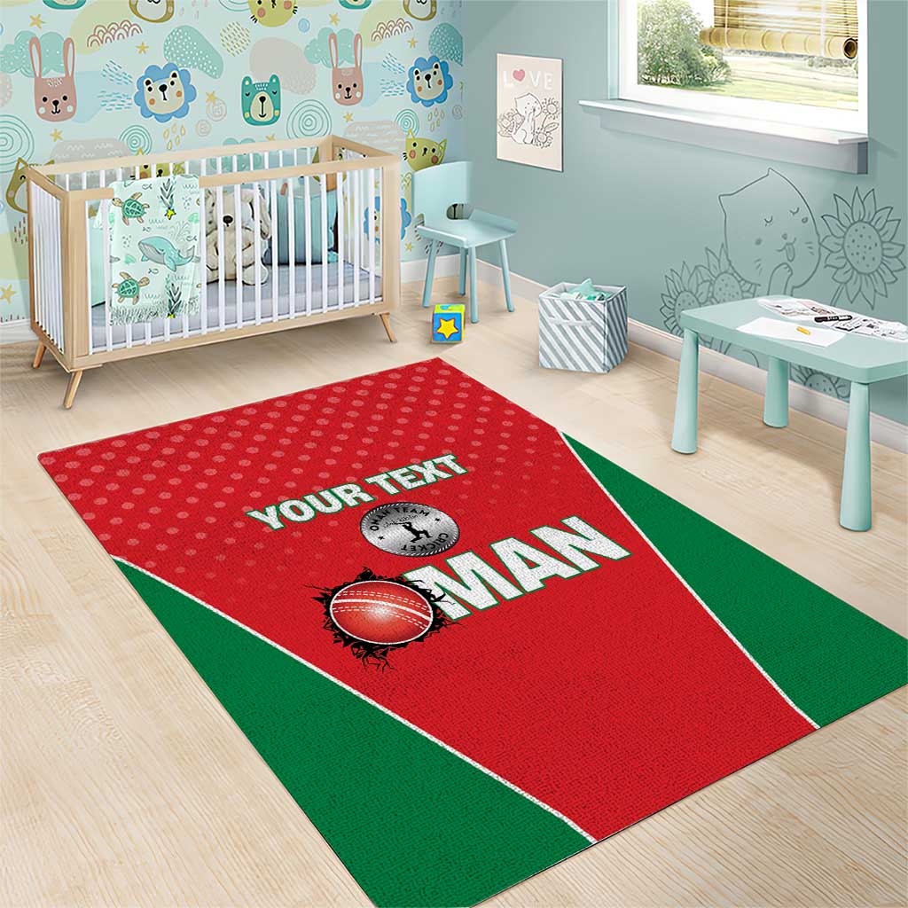 Custom Oman Cricket Area Rug We Are Champions - Wonder Print Shop
