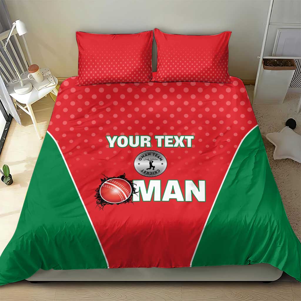 Custom Oman Cricket Bedding Set We Are Champions - Wonder Print Shop