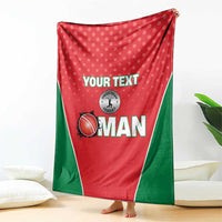 Custom Oman Cricket Blanket We Are Champions