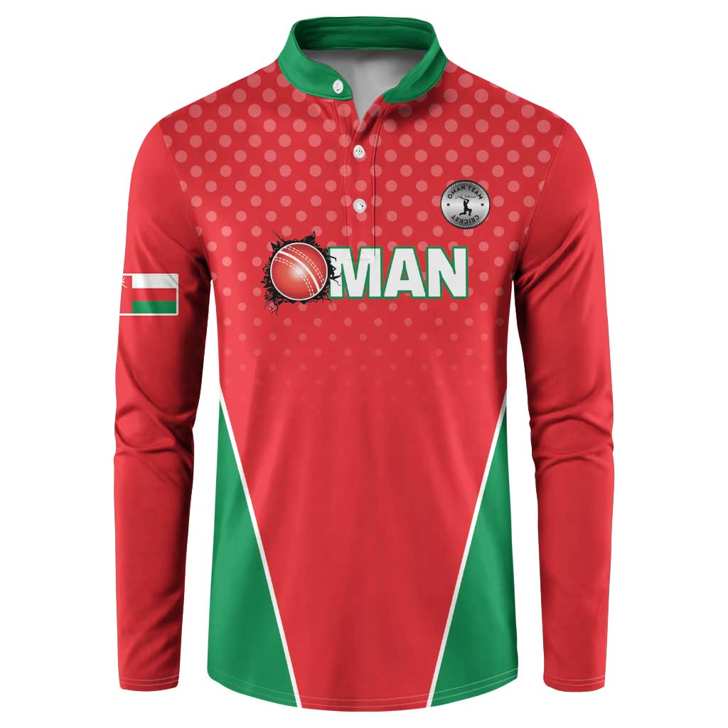 Custom Oman Cricket Button Sweatshirt We Are Champions - Wonder Print Shop