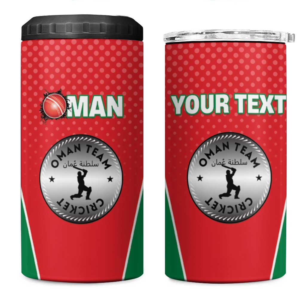 Custom Oman Cricket 4 in 1 Can Cooler Tumbler We Are Champions - Wonder Print Shop
