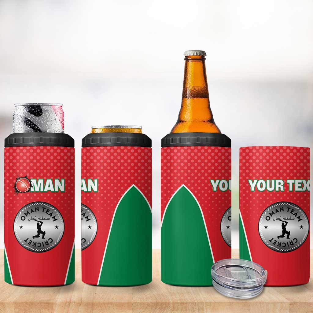 Custom Oman Cricket 4 in 1 Can Cooler Tumbler We Are Champions - Wonder Print Shop
