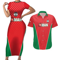 Custom Oman Cricket Couples Matching Short Sleeve Bodycon Dress and Hawaiian Shirt We Are Champions - Wonder Print Shop