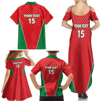 Custom Oman Cricket Family Matching Summer Maxi Dress and Hawaiian Shirt We Are Champions - Wonder Print Shop