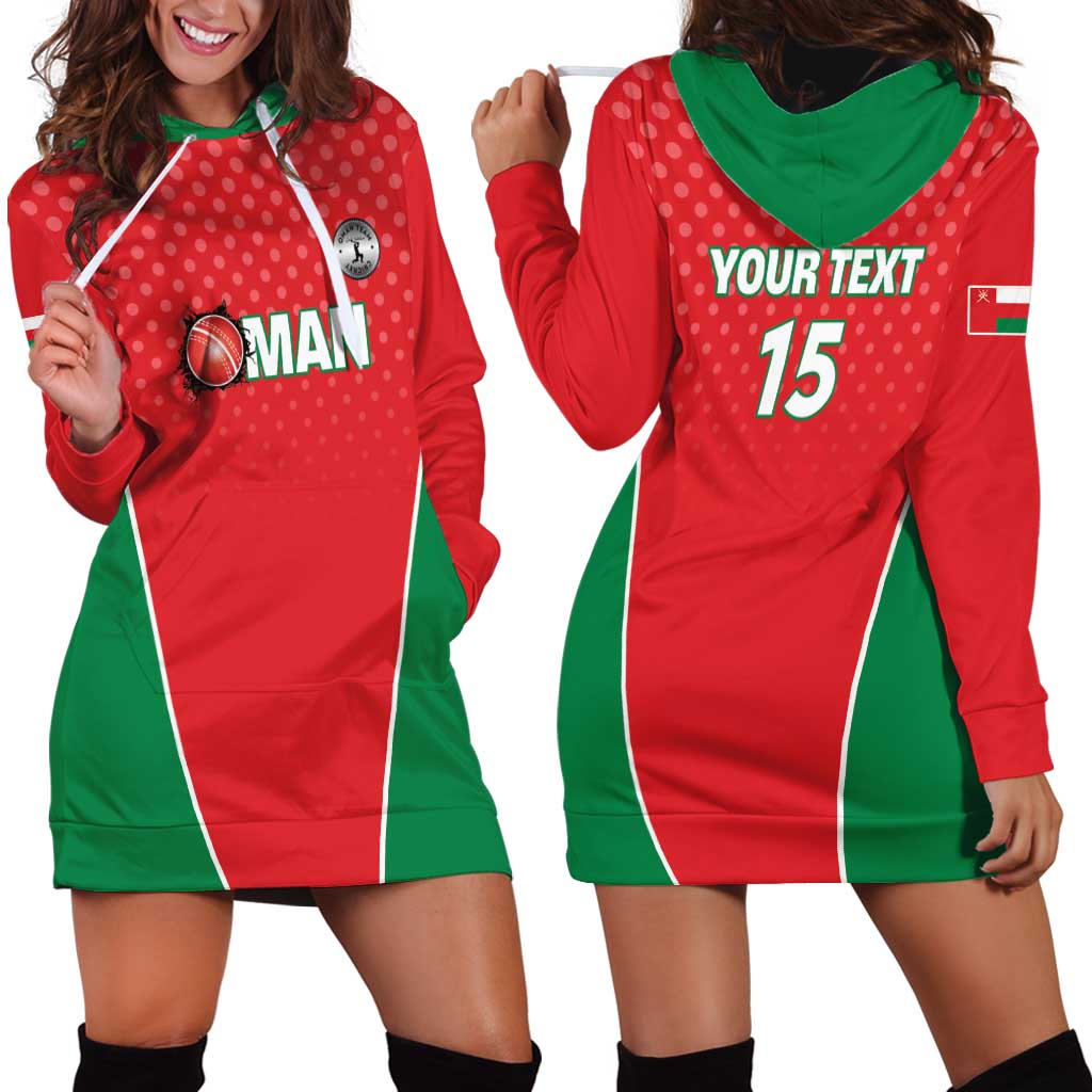 Custom Oman Cricket Hoodie Dress We Are Champions - Wonder Print Shop