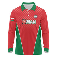 Custom Oman Cricket Long Sleeve Polo Shirt We Are Champions - Wonder Print Shop