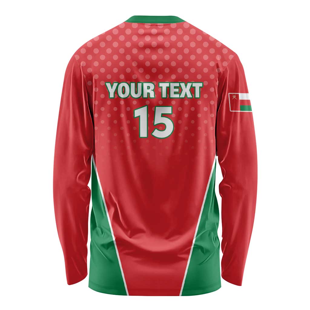 Custom Oman Cricket Long Sleeve Shirt We Are Champions - Wonder Print Shop