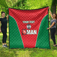 Custom Oman Cricket Quilt We Are Champions - Wonder Print Shop