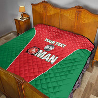 Custom Oman Cricket Quilt We Are Champions - Wonder Print Shop
