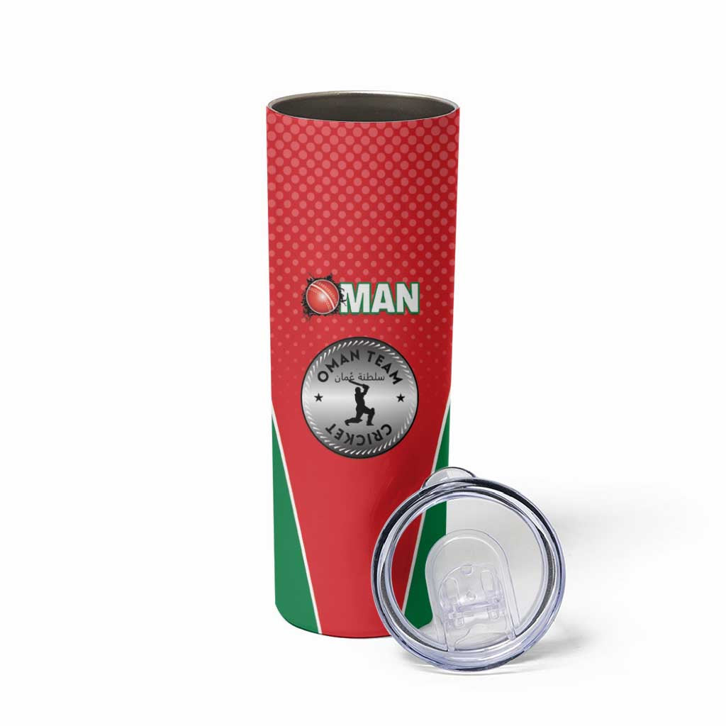 Custom Oman Cricket Skinny Tumbler We Are Champions - Wonder Print Shop