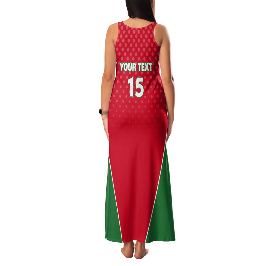 Custom Oman Cricket Tank Maxi Dress We Are Champions - Wonder Print Shop