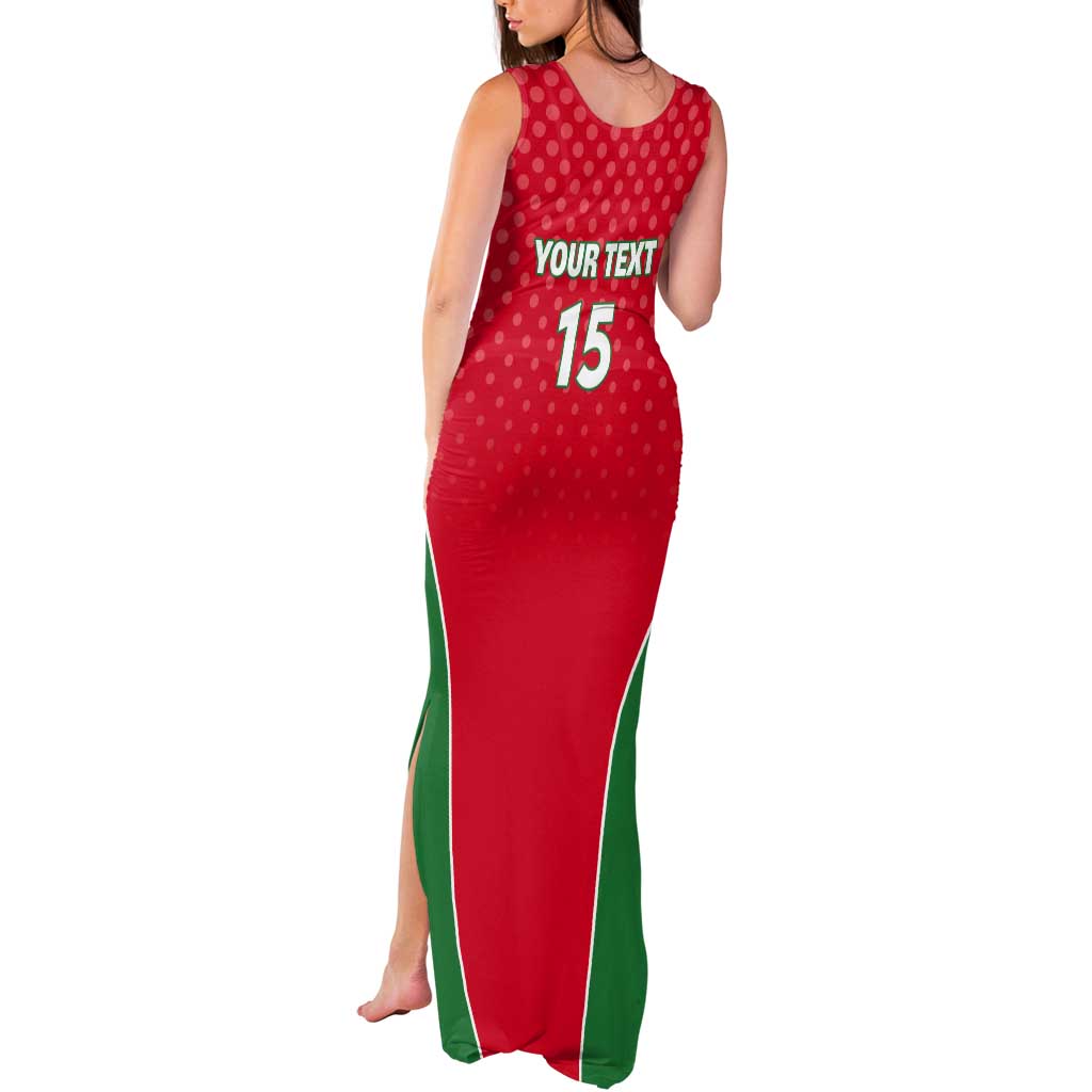 Custom Oman Cricket Tank Maxi Dress We Are Champions - Wonder Print Shop