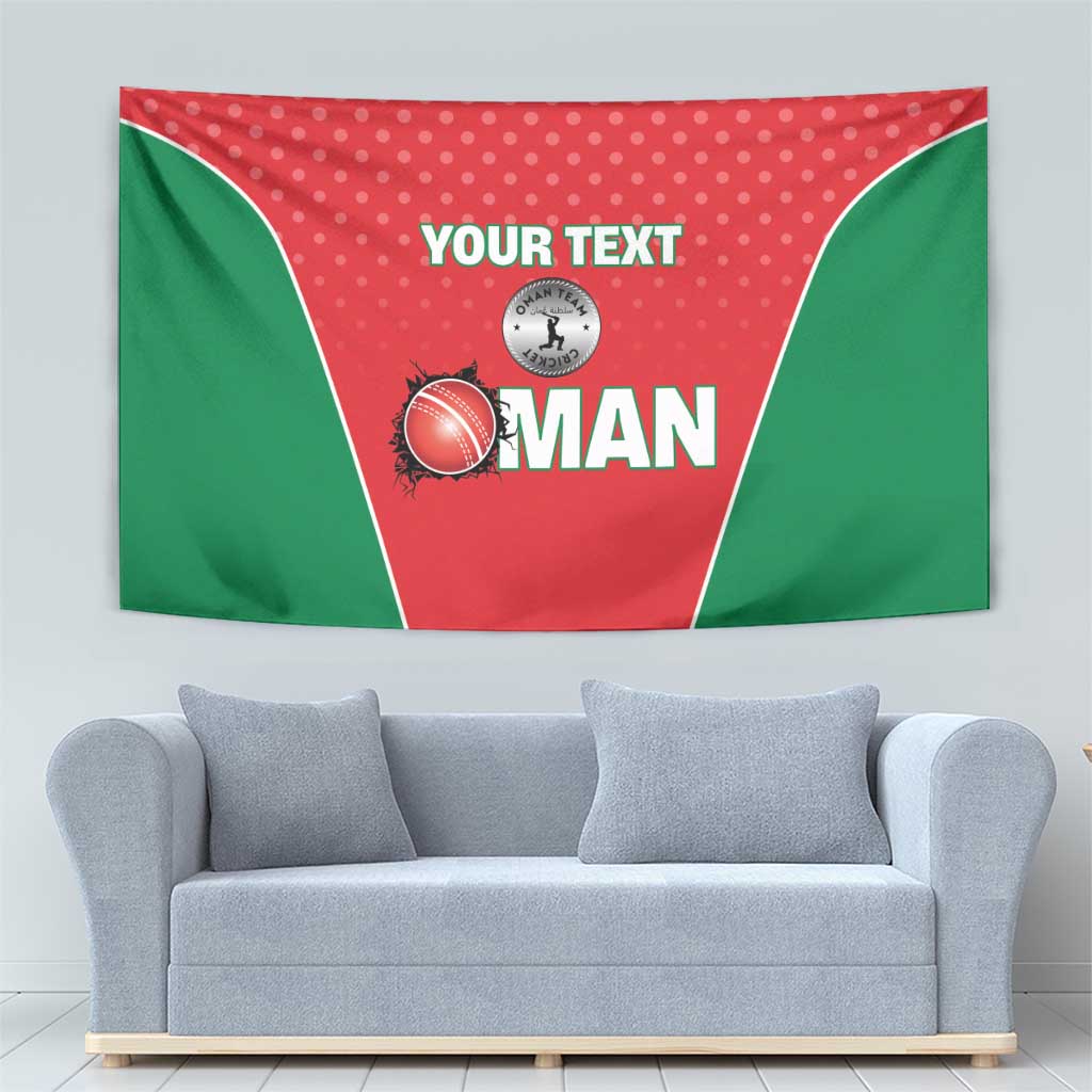 Custom Oman Cricket Tapestry We Are Champions - Wonder Print Shop