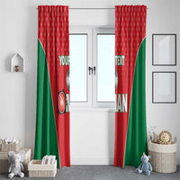 Custom Oman Cricket Window Curtain We Are Champions - Wonder Print Shop