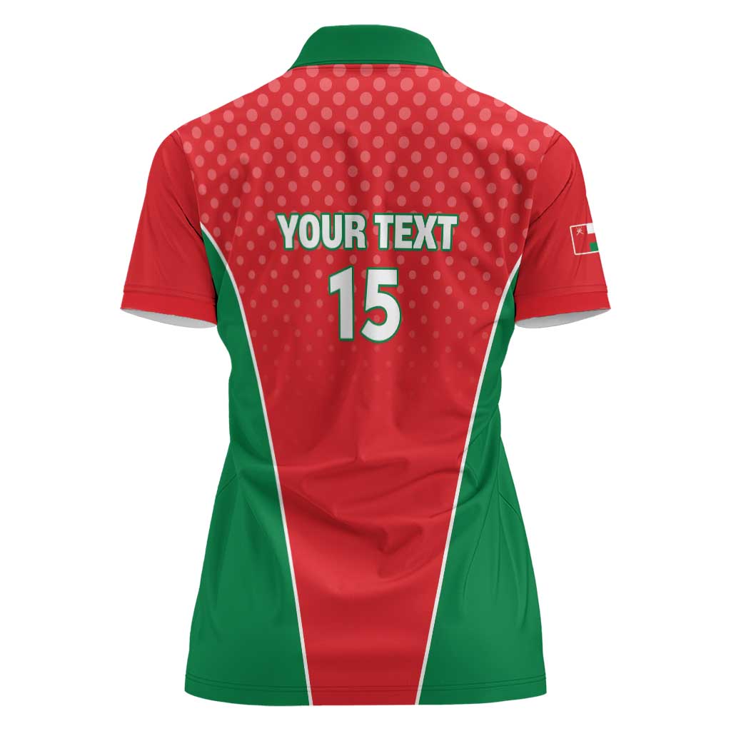 Custom Oman Cricket Women Polo Shirt We Are Champions - Wonder Print Shop