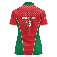 Custom Oman Cricket Women Polo Shirt We Are Champions - Wonder Print Shop