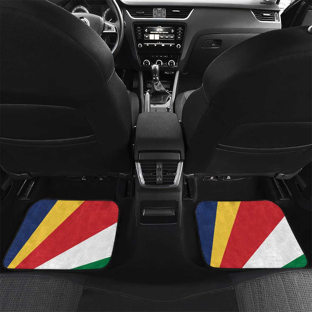 Personalised Seychelles Aldabra Giant Tortoise Car Mats Beach Sunset - Wonder Print Shop