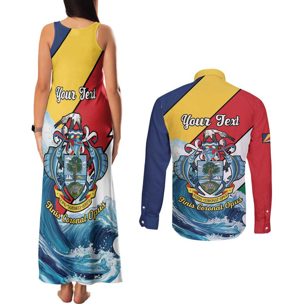 Personalised Afro Seychelles Tumbler With Handle Sailfish With Coat Of Arms LT15