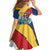 Personalised Seychelles Sailfish Family Matching Off Shoulder Maxi Dress and Hawaiian Shirt With Coat Of Arms - Wonder Print Shop