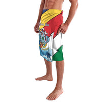 Personalised Seychelles Sailfish Lavalava With Coat Of Arms - Wonder Print Shop