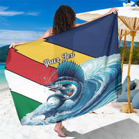 Personalised Seychelles Sailfish Sarong With Coat Of Arms - Wonder Print Shop