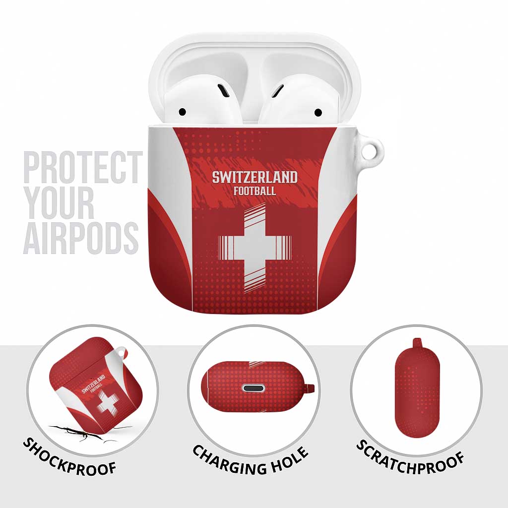 Switzerland Football 2026 AirPods Case Hopp Schwiiz - Wonder Print Shop