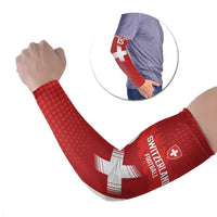 Custom Switzerland Football 2026 Arm Sleeves Hopp Schwiiz - Wonder Print Shop