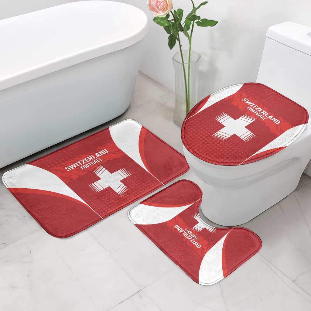 Switzerland Football 2026 Bathroom Set Hopp Schwiiz - Wonder Print Shop