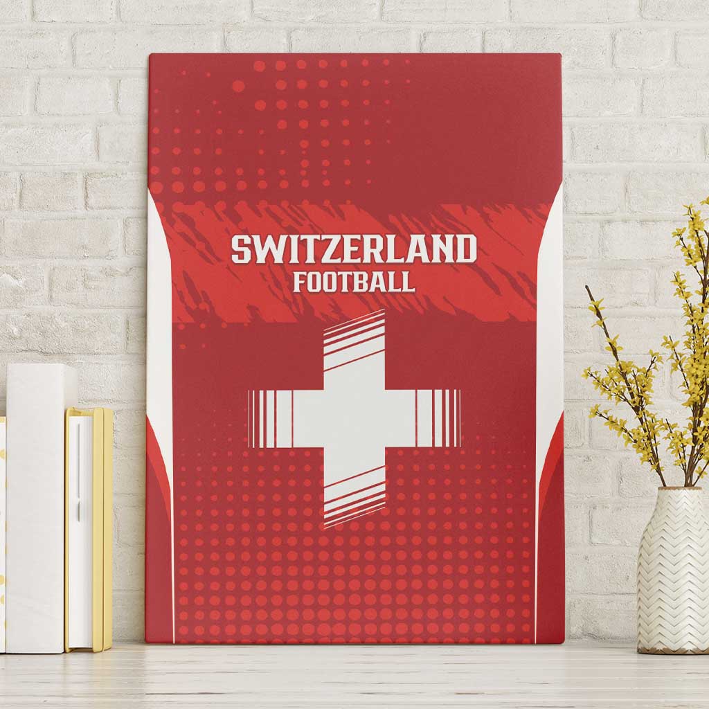 Switzerland Football 2026 Canvas Wall Art Hopp Schwiiz - Wonder Print Shop
