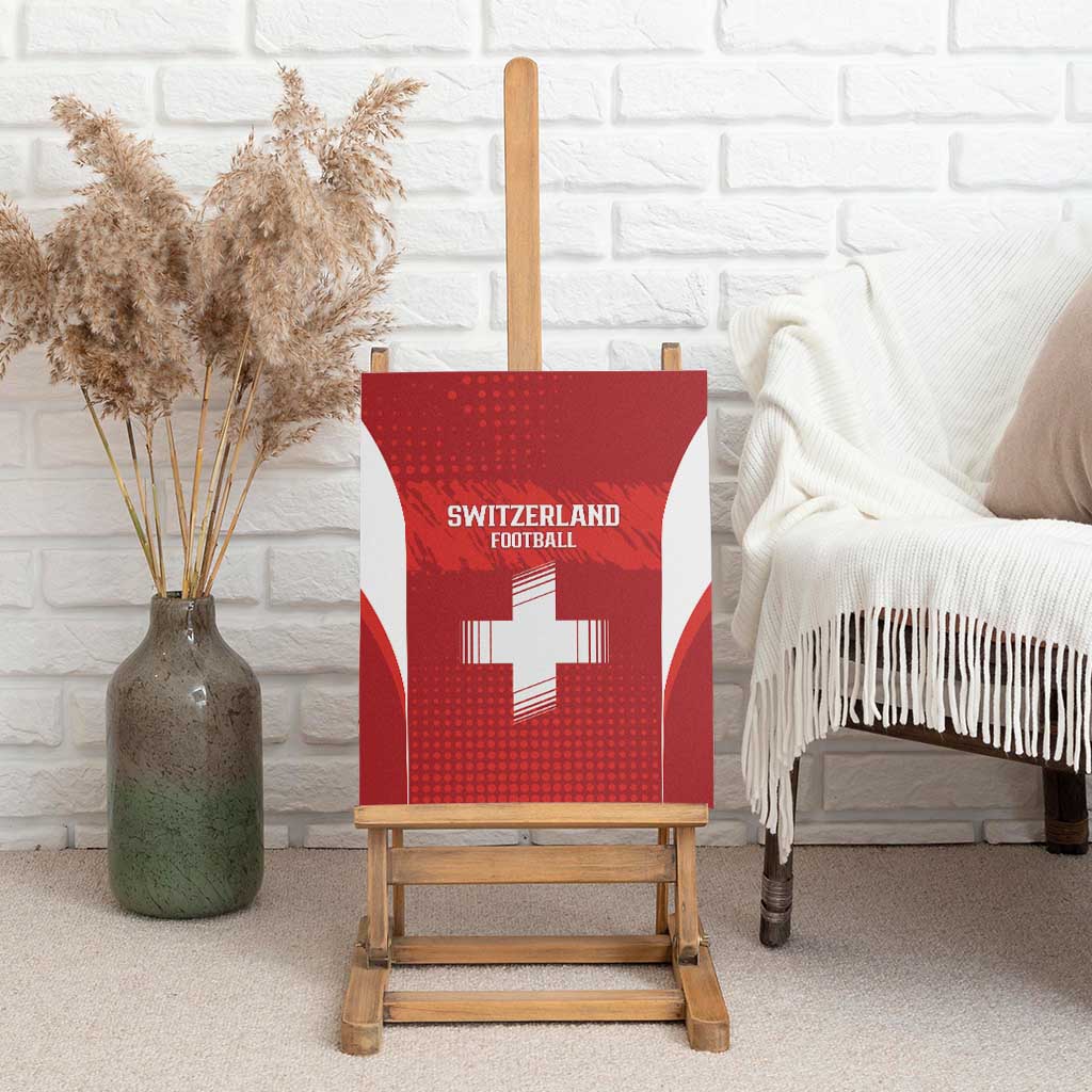 Switzerland Football 2026 Canvas Wall Art Hopp Schwiiz - Wonder Print Shop