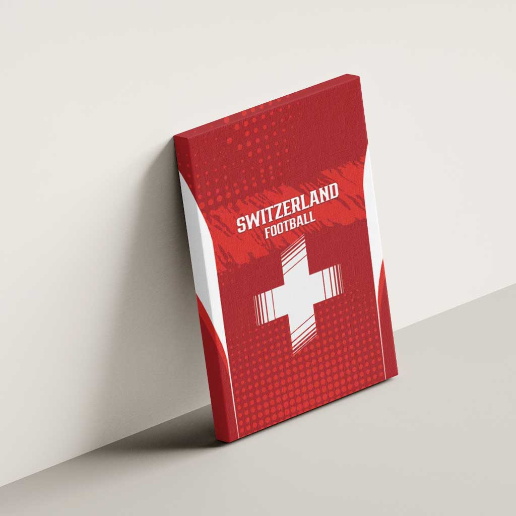 Switzerland Football 2026 Canvas Wall Art Hopp Schwiiz - Wonder Print Shop