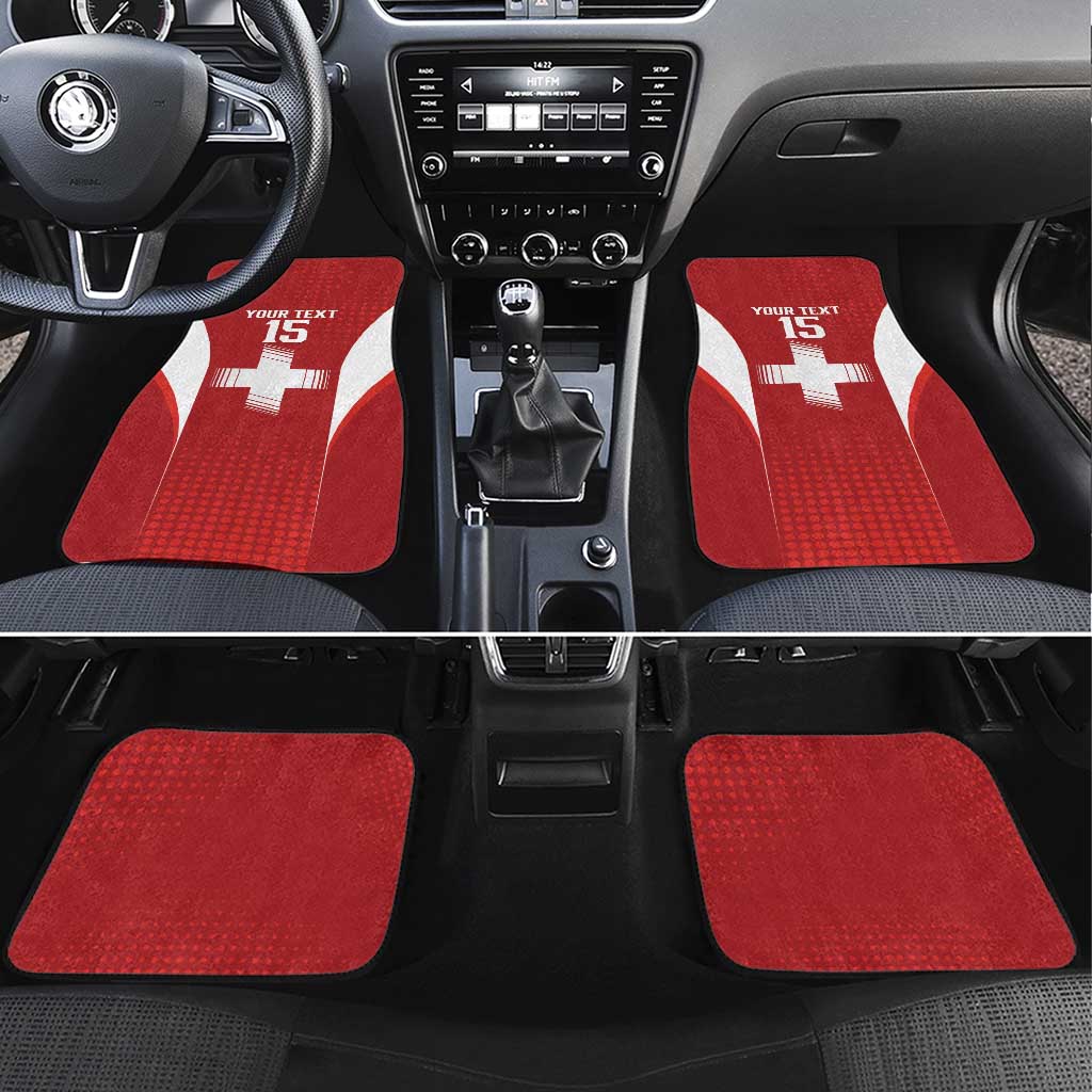 Custom Switzerland Football 2026 Car Mats Hopp Schwiiz - Wonder Print Shop